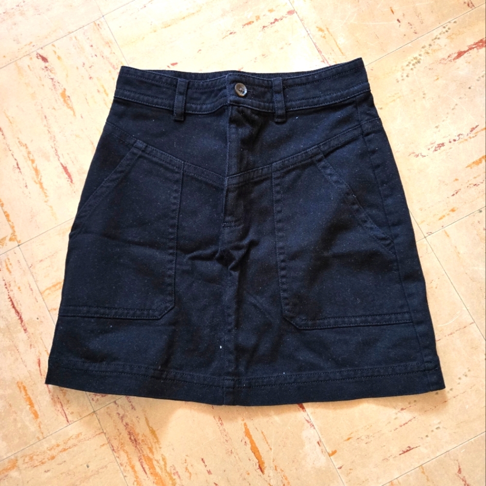 NWOT Banana Republic Cotton Twill Mini Skirt